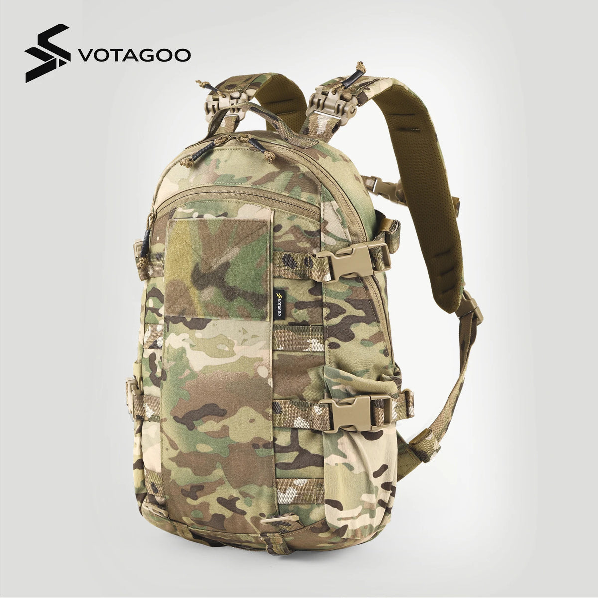 VOTAGOO New Roaring Cricket 20L Backpack Outdoor Leisure Commuter Functional Mountaineering Waterproof Camouflage Tactics