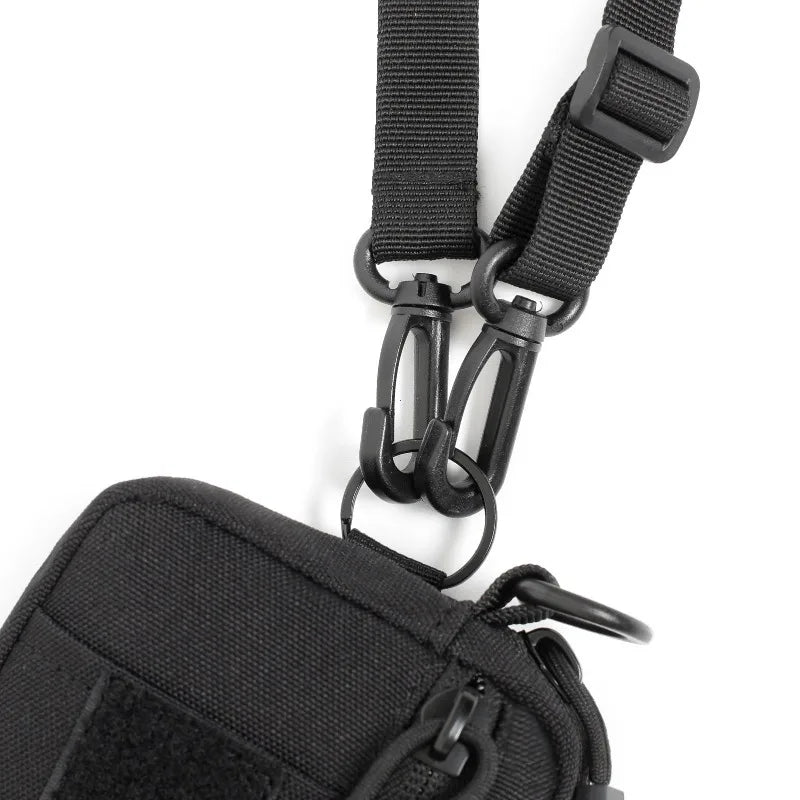 Tactical EDC Pouch Compact Molle Waist Pack & Shoulder Bag 600D Nylon Organizer for Daily Essentials & Gadgets