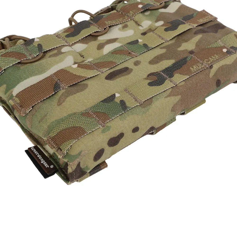 Emersongear 5.56 Triple Open Top Mag Pouch Combat Gear Molle Magazine Pouch Mag Holder Trekking Camping Training Nylon EM6356