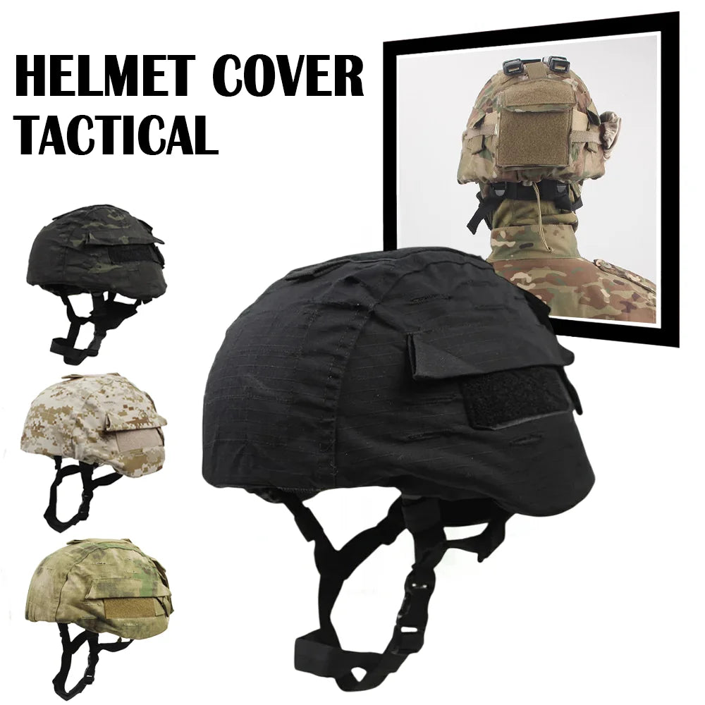 MICH2000 Tactical Helmet Cover Camouflage Protective Shell Outdoor Hunting Shooting Airsoft Counterweight Accessories Adults