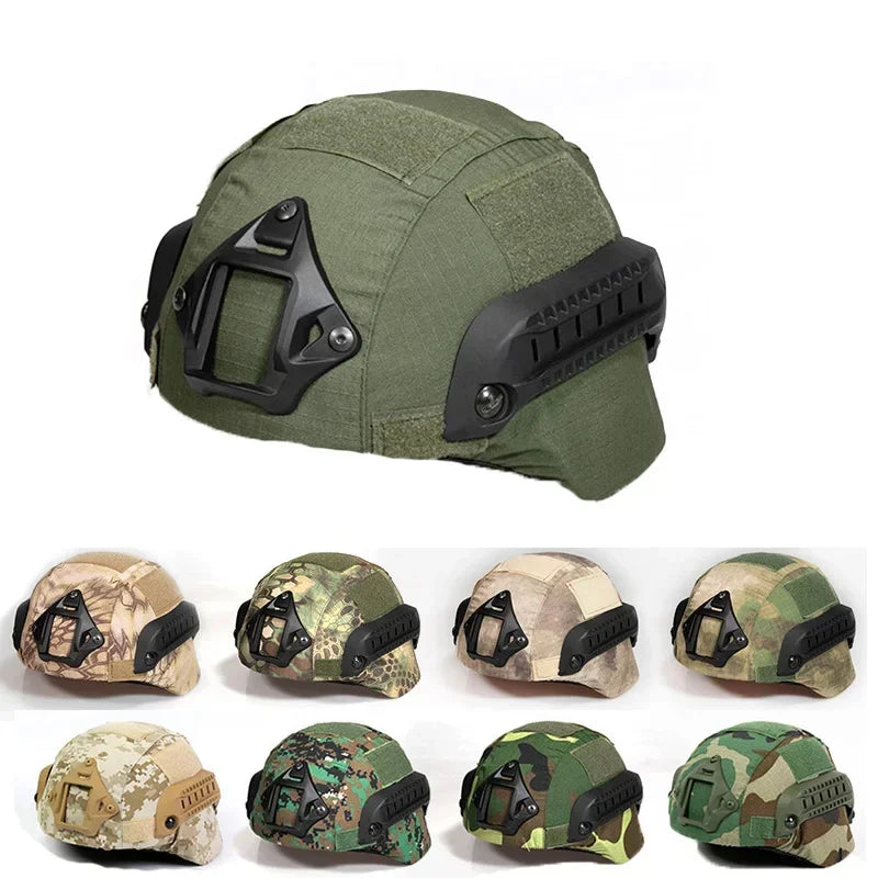Tactical Helmet MICH2000 Cover Hunting Airsoft Outdoor Shooting Sports Camouflage Protective Helmet Cloth Cover Helmet Accessory