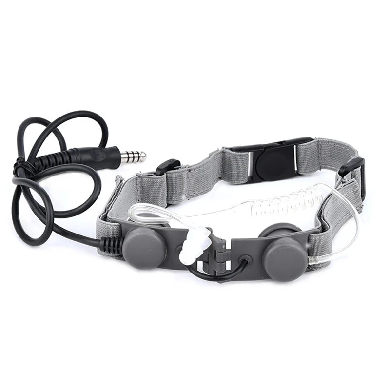 7.0 mm Tactical Throat Mic Eaphone Laryngeal For Kenwood BaoFeng UV-5R UV-5X UV-82 Headset Microphone Walkie Earpiece Radio U94
