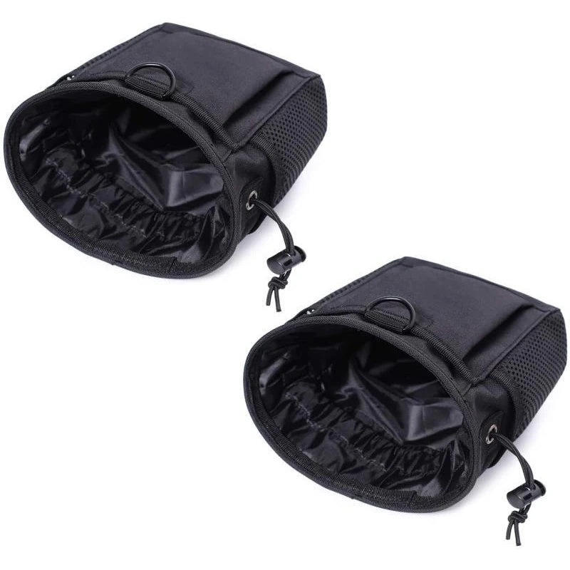Tactical Camo Dump Pouch Molle Magazine Recovery Bag Drawstring Dump Bag Adjustable Attached Hip Holster Bag