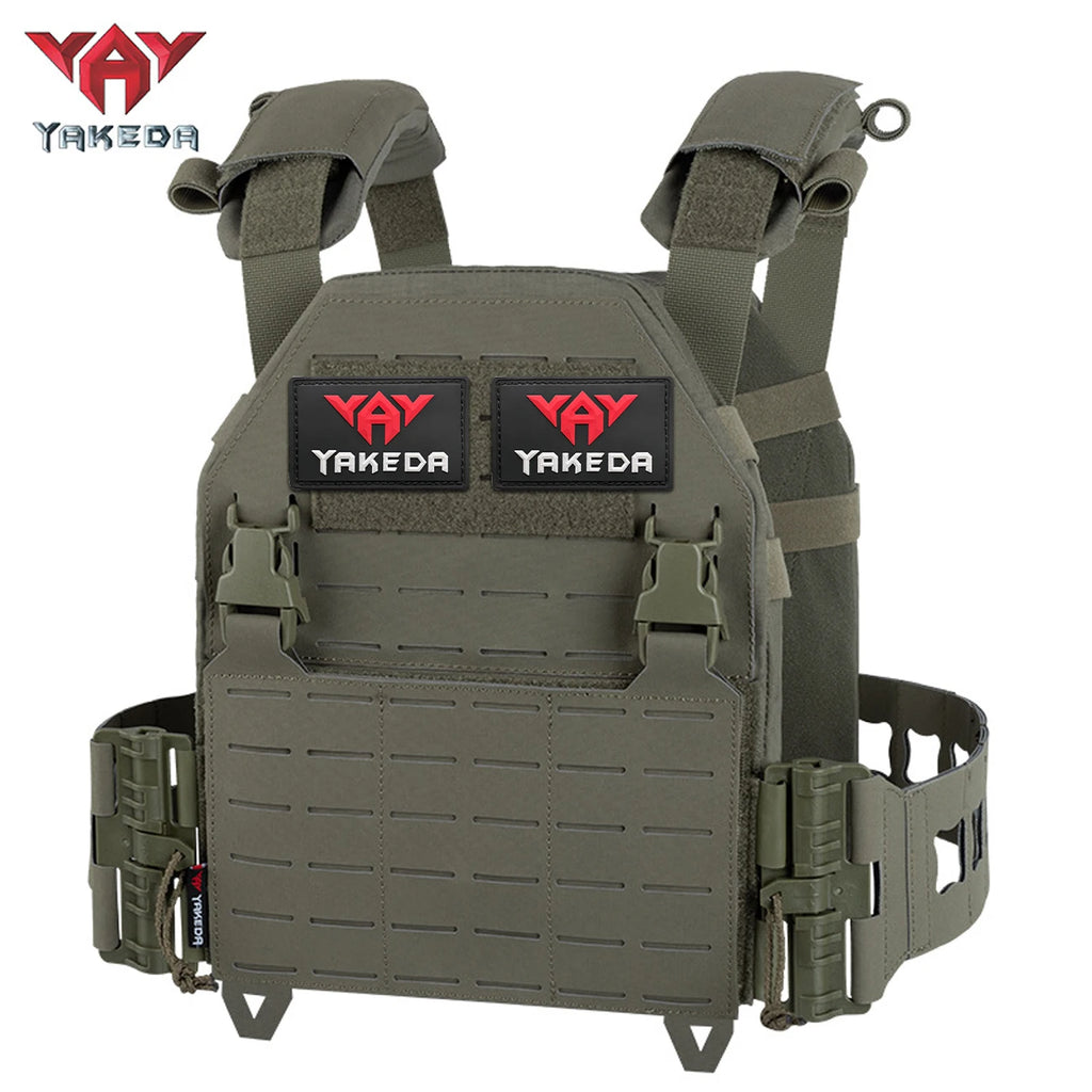 YAKEDA waist strap quick release buckle multifunctional hunting vest replaceable equipment bag shoulder strap adjustable
