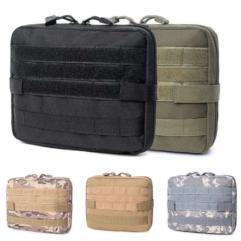 New Molle EDC Pouch Utility Medical Bag EMT Organizer Outdoor Emergency Pack Fist Aid Kit Bag Camping Hiking Hunting Accessories