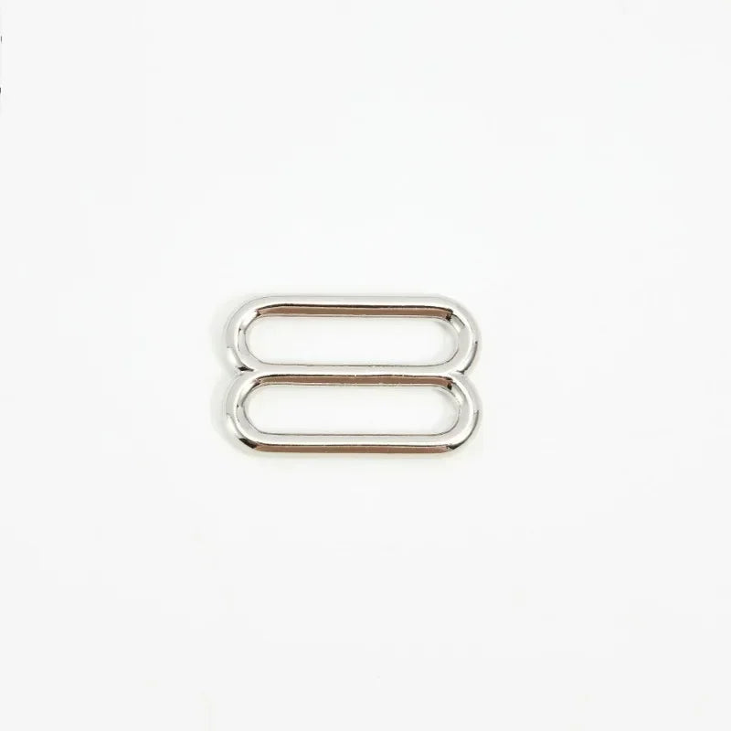 5pcs Metal Tri Glide Slide Buckle Middle Center Bar Adjuster Buckle for Leather Craft Bag Strap Belt Webbing 10/15/20/25/32/38mm