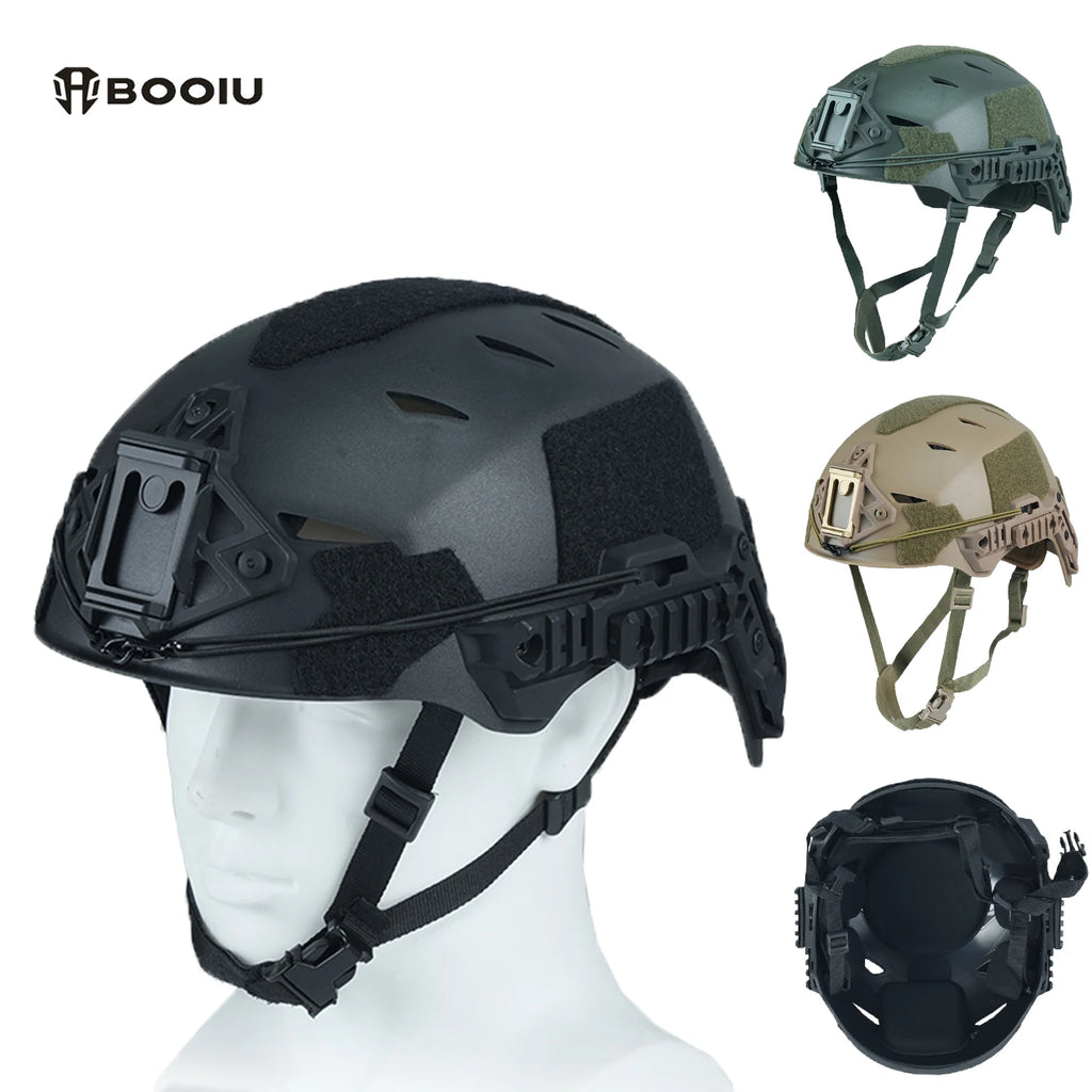BOOIU Wendy Training Tactical Helmet Simplified Version EX Rail 3.0 Hunting AF suspension CS Combat Protective Airsoft Helmet