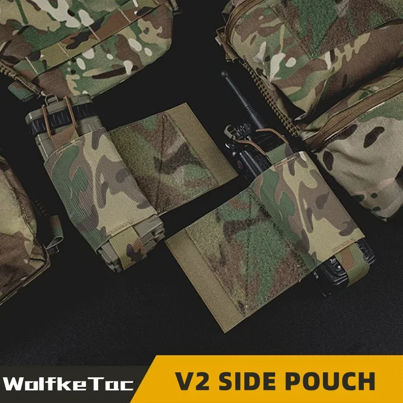 Hunting Vest Wingman V2 Ferro Style Elastic Radios Holder Bag Magazine Pouch FCPC V5 Airsoft Hunting Equipment Radio Side Pack