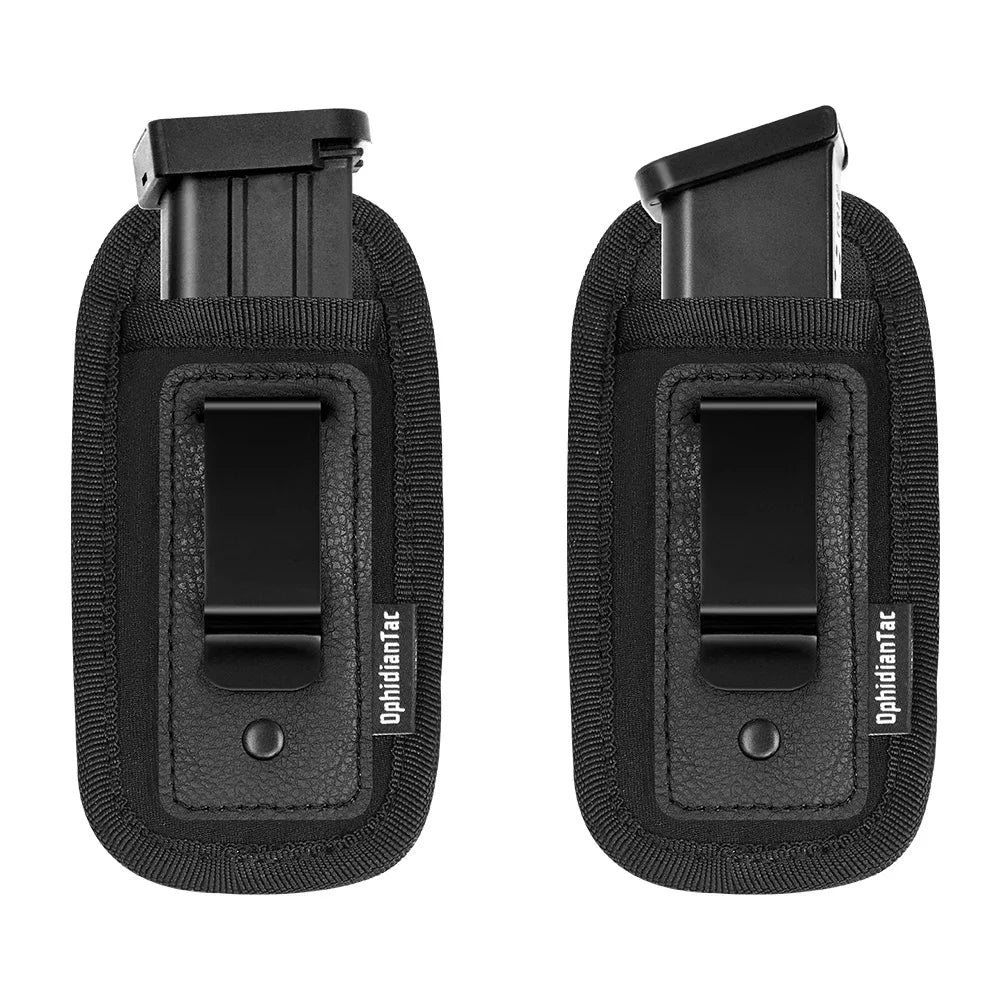 OphidianTac IWB Magazine Pouch Mag Holder Belt Clip ammo Carrier for 9mm .40 Pistol G- G19 G21 G22 G23 Ruger SR40 XD