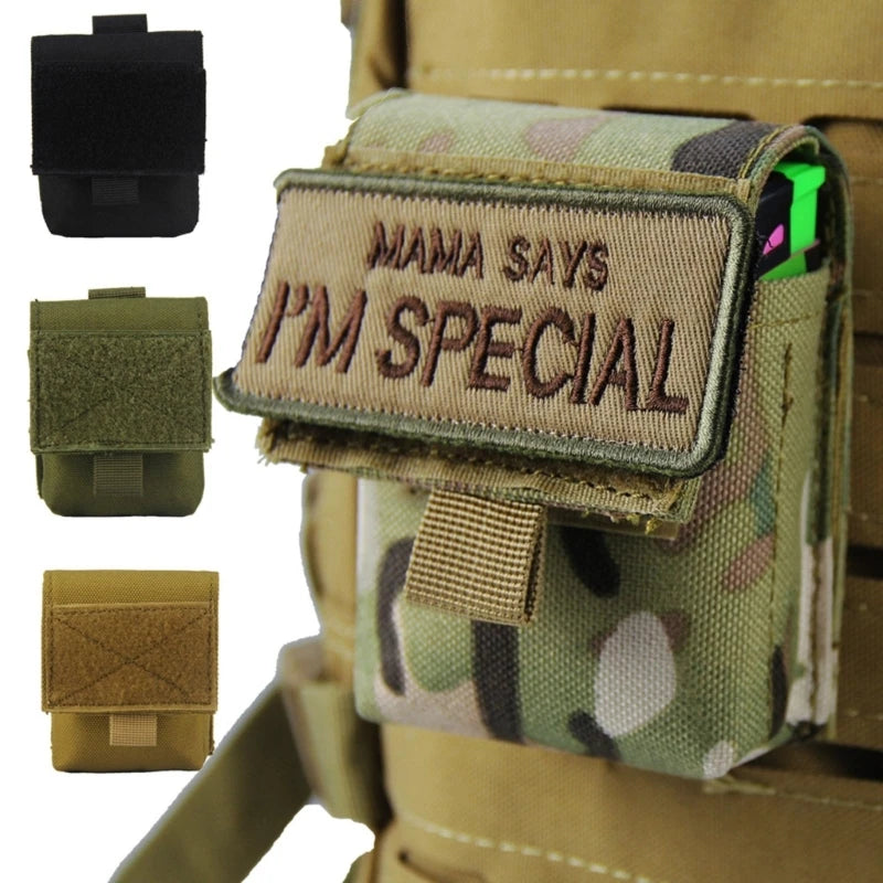 Tactically Cigarettes Holder Case Belt Bag Bag Waist Belt Small Utility Gadget Gear Bag 69HD