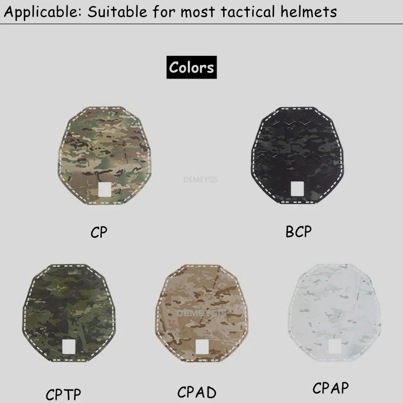 Tactical Camouflage Helmet Cover 3D Laser Cut Universal Fit for Airsoft Hunting Outdoor Training Helmet Gear