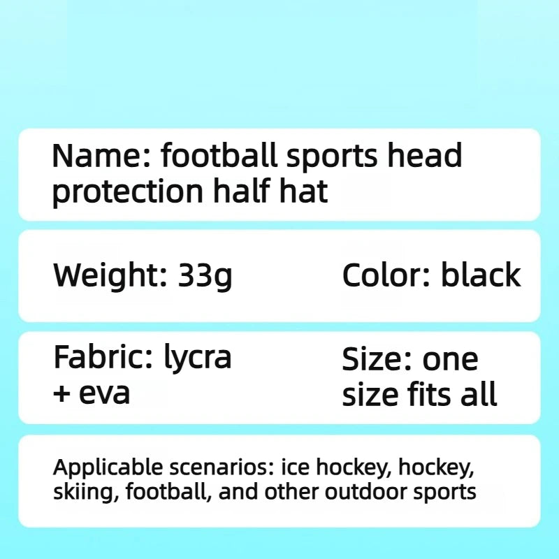 Professional Impact Guard Soft Helmet Football Headgear Padded Rugby Cap Goalkeeper Soccer Safety Gear Cycling Sport Men Women