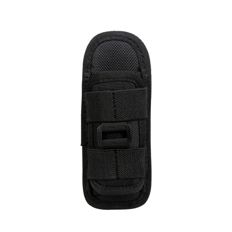 Outdoor Tactical 360 Degrees Rotatable Flashlight Pouch Set Holster Torch Case Belt For Hunting Lighting Accessory Survival Kits