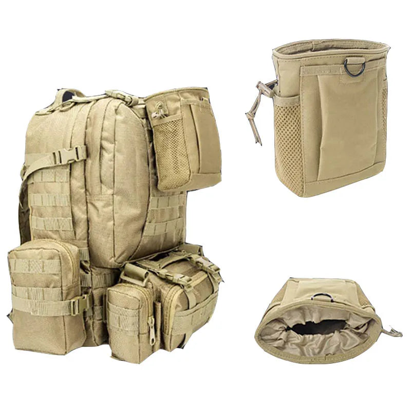 Tactical Molle Dump Drop Pouch Magazine Pouch Pocket Drawstring Recovery Bag Hunting Accessories Utility Waist Pack