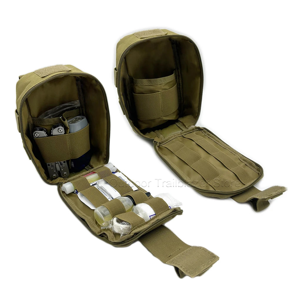 Tactical Molle Utility Waist Bag 600D Nylon Medical First Aid Bag Outdoor Survival EDC Tool Kit Camping Hunting Accessories