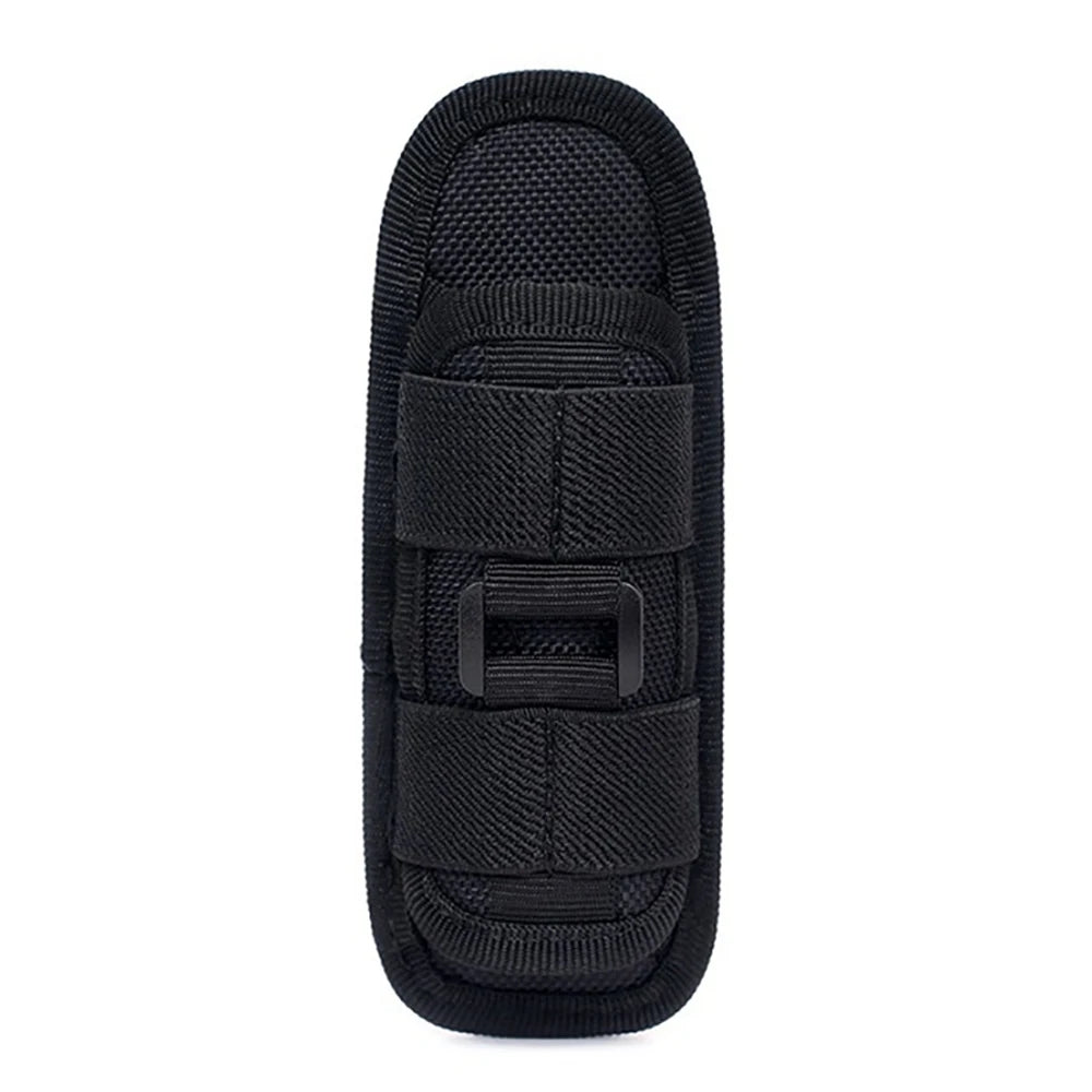 Tactical Flashlight Pouch Holster Molle Torch Holder Carry Case EDC Tool Waist Bag Outdoor Sport Camping Hunting Accessories