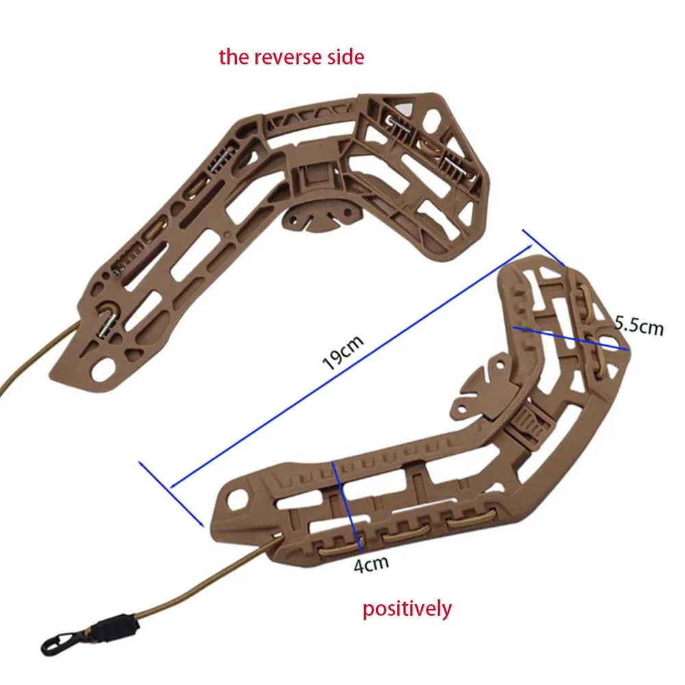 Tactical Helmet Accessories Revision Helmet Side Guide Rail ARC Helmet Mount Rail Airsoft Helmet Accessories