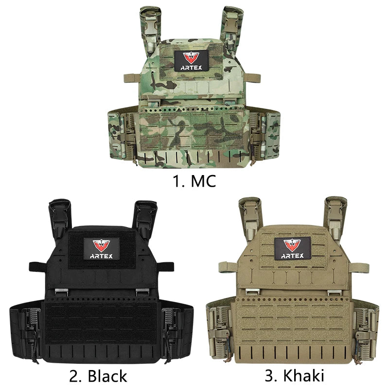 ARTEX8167 Tactical Vest Multi-Functional Outdoor Training CS Equipment Waterproof Wear-Resistant Training Suit