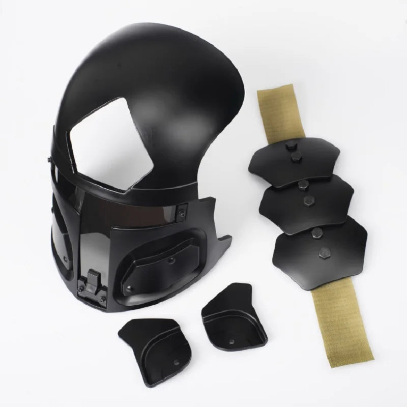 Galac-Tac Bounty Hunter Science Fiction Helmet, Tactical Mask