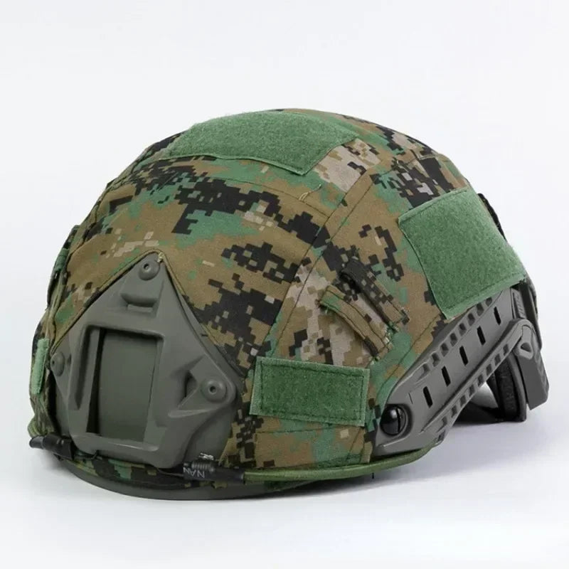 Fast Tactical Helmets Cover  Fans CS Field Equipment Camouflage CP Camouflage Helmets Cover  Dark Night Camouflage