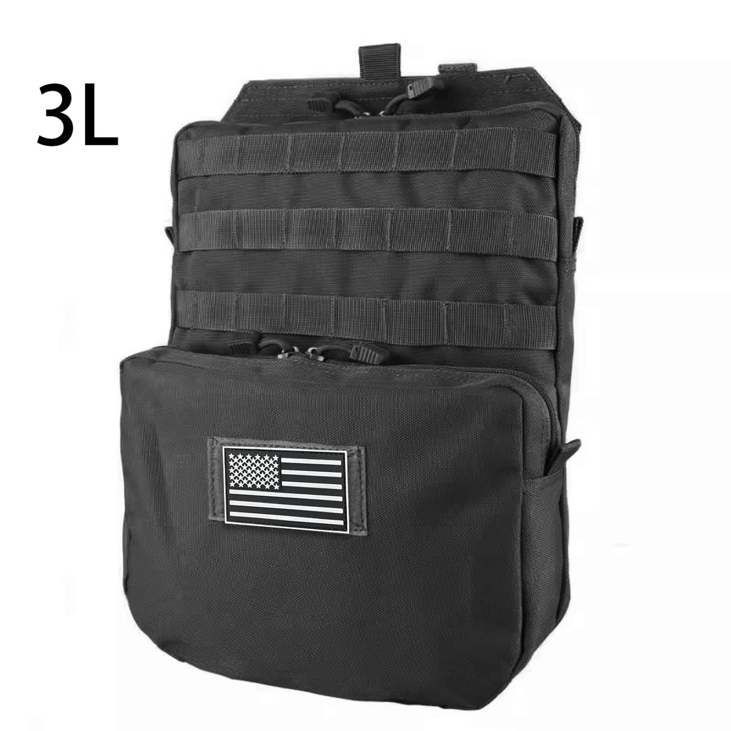 3L accessory water bag backpack Molle expansion system hiking, camping, cycling, outdoor accessory bag