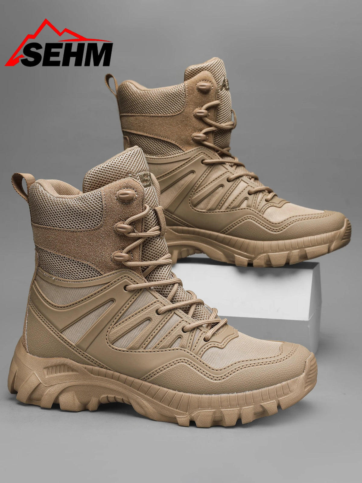Men's Outdoor Casual Comfortable Hiking Boots, Hiking Shoes