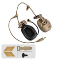 WADSN Tactical Headset RAC Headset Compatible ARC Helmet Rail FAST ACH MICH Series Helmets Airsofty Equipment For BaoFeng walkie