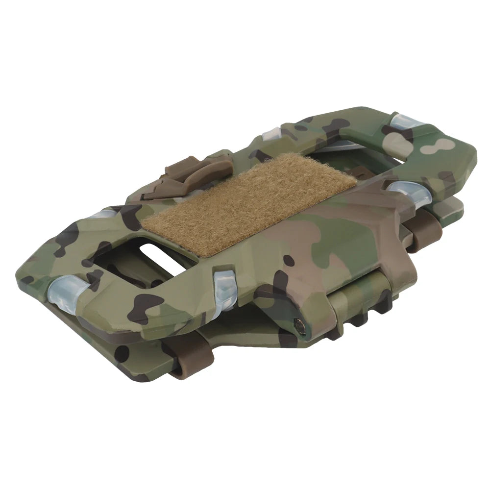 Outdoor Sports MOLLE Folding Navigation Board Mobile Phone Holder Tactical Chest Rig Bag Map Case Admin Panel Hunting Gear