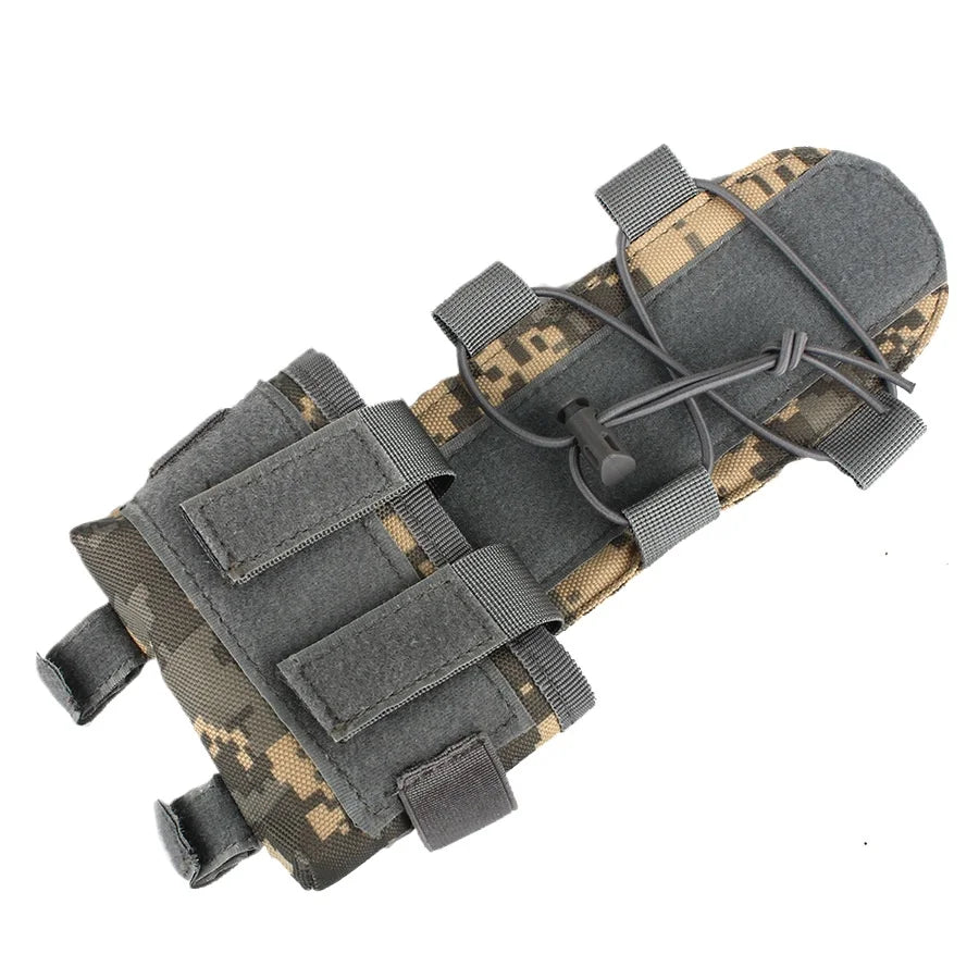 Tactical Helmet Accessory Bag for Balance and Battery Storage Compatible with FAST MK2 Night Vision Gear Black
