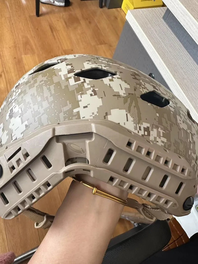 Outdoor sports perforated SF carbon fiber sports cycling safety helmet