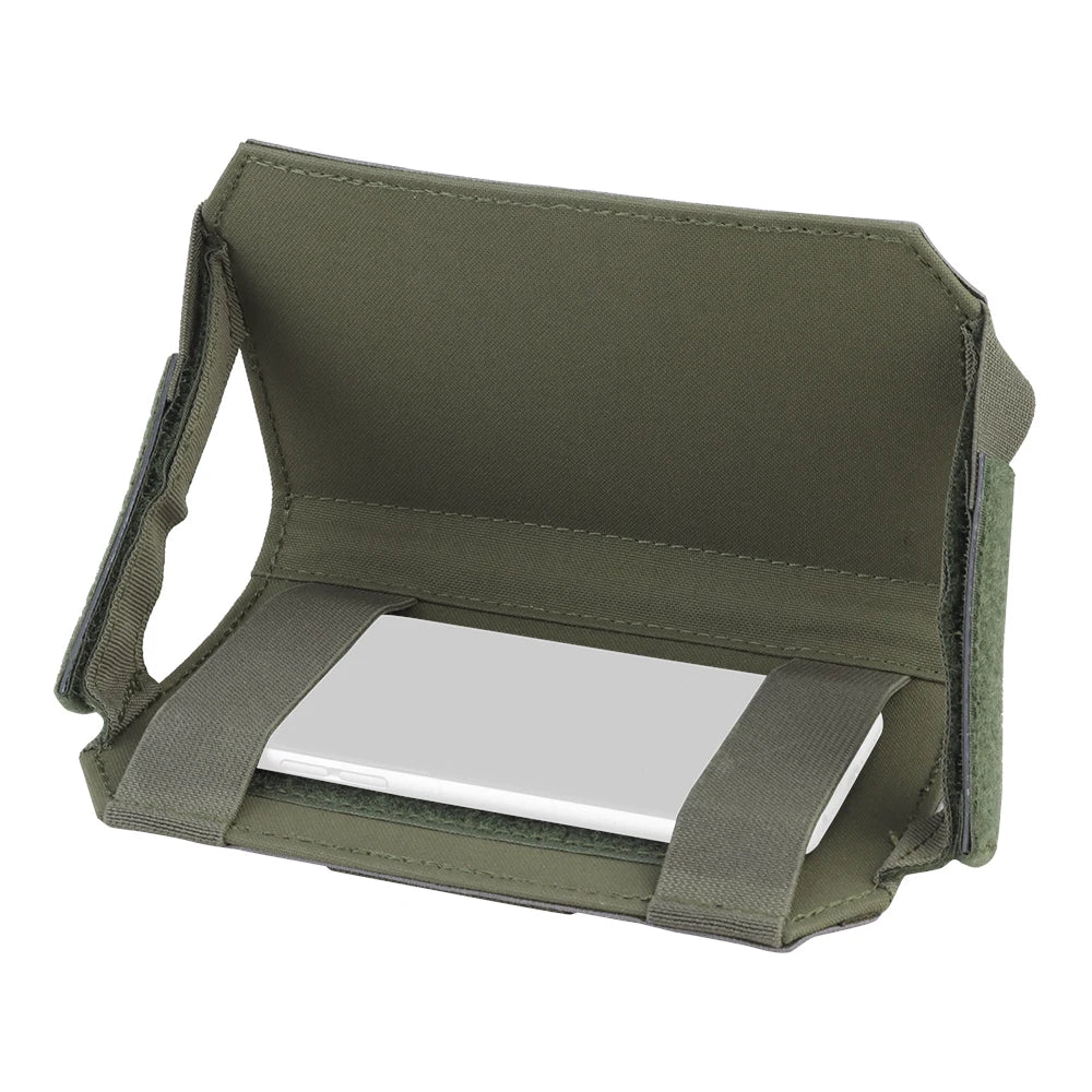 Tactical Molle Phone Pouch Plate Carrier FrontPanel Map Holder Carrier Bag Airsoft Accessorie