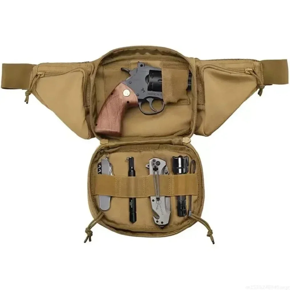 Tactical Waist Pack Outdoor Hiking  Waist Bag Running Sports Functional Bag Cycling Bag Bum Bag Multi-functional Tool Shoulder