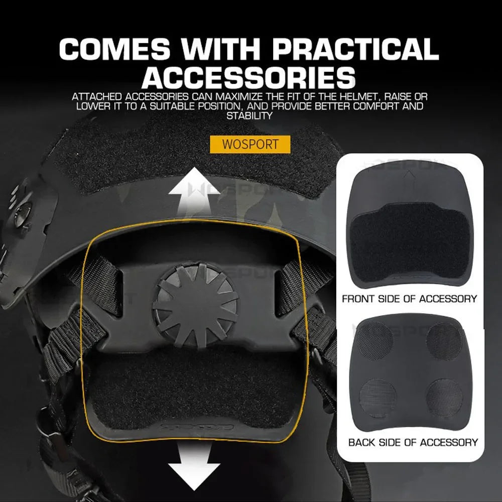 Tactical Fast Airsoft Helmet Lightweight SF Super High Cut Hunting Shooting Wargame Protective Helmet Outdoor Sport Cycling Gear