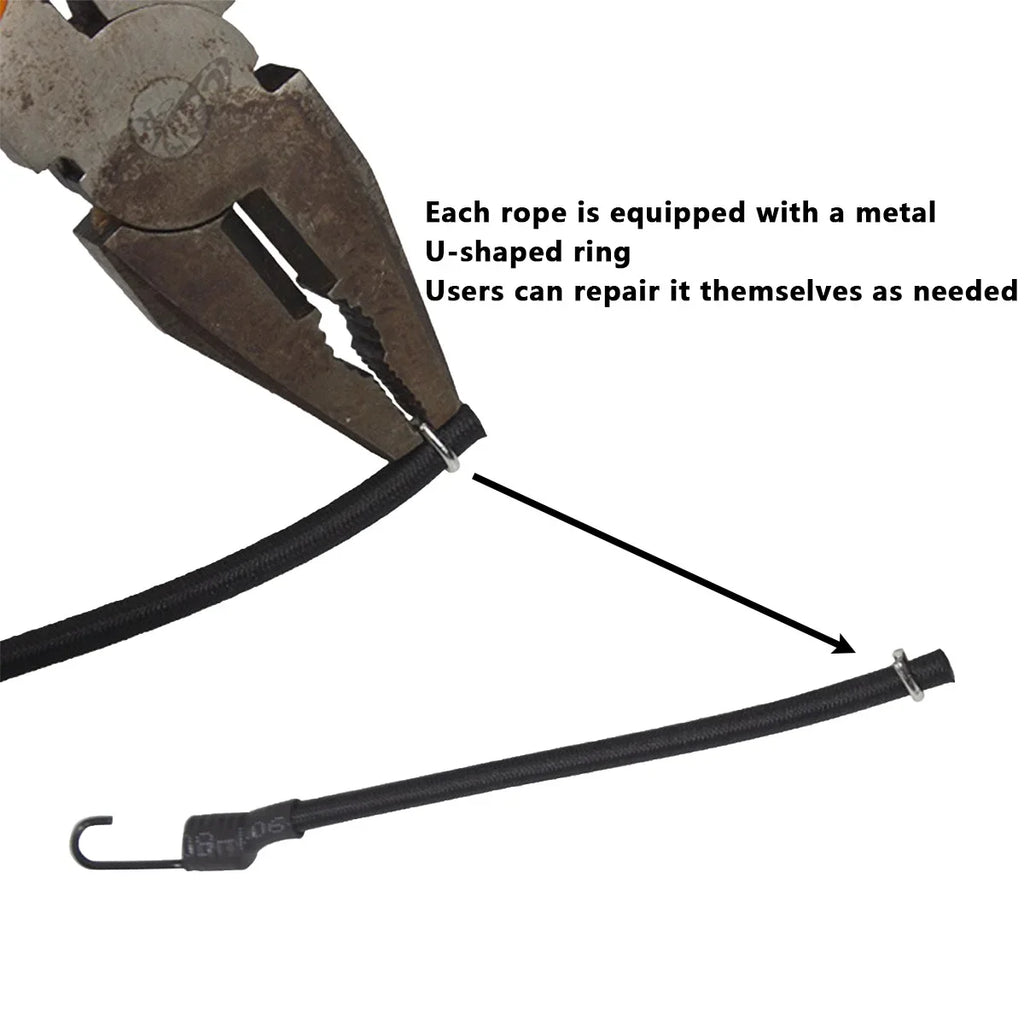2pcs/set Tactical Helmet Guide Rail Safety Nylon Rope With Fixing Ring for Fast Helmet Accessories