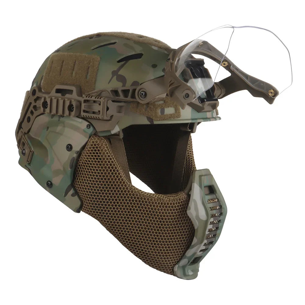 Tactical Wendy 3.0 Full Protection Helmet Modular Goggles Mask Design Outdoor Hunting Shooting Combat Training Airsoft Helmet