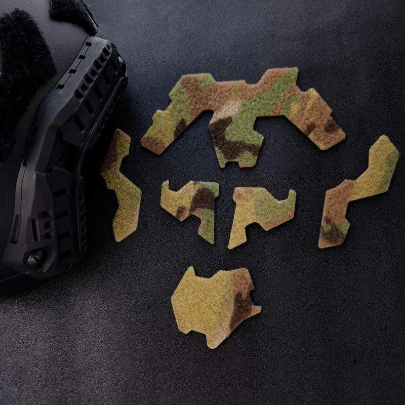 Tactical Helmet Magic Sticker Airsoft FTHS Helmet Appearance Decoration Sticker Gear Helmet Accessories