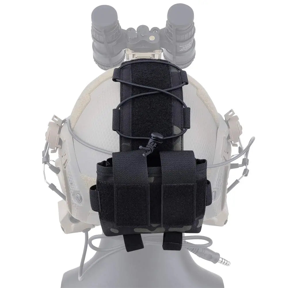 Tactical Airsoft Helmet Set With PVS14 Bracket Binocular Night Vision Goggles Model Signal Light Battery Pouch for Shooting Game