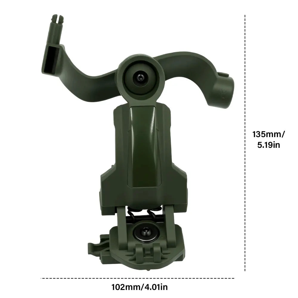 Tactical Headset Holder Fast Helmet Rail Mount Adapter Multi-Angle Rotation Pickup Headphone Bracket OPS CORE ARC/Wendy