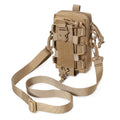 Molle EDC Water Bottle Pouch Canteen Kettle Carrier Holder Outdoor Sports Phone Holder Travel Camping Hiking Hunting Waist Bag