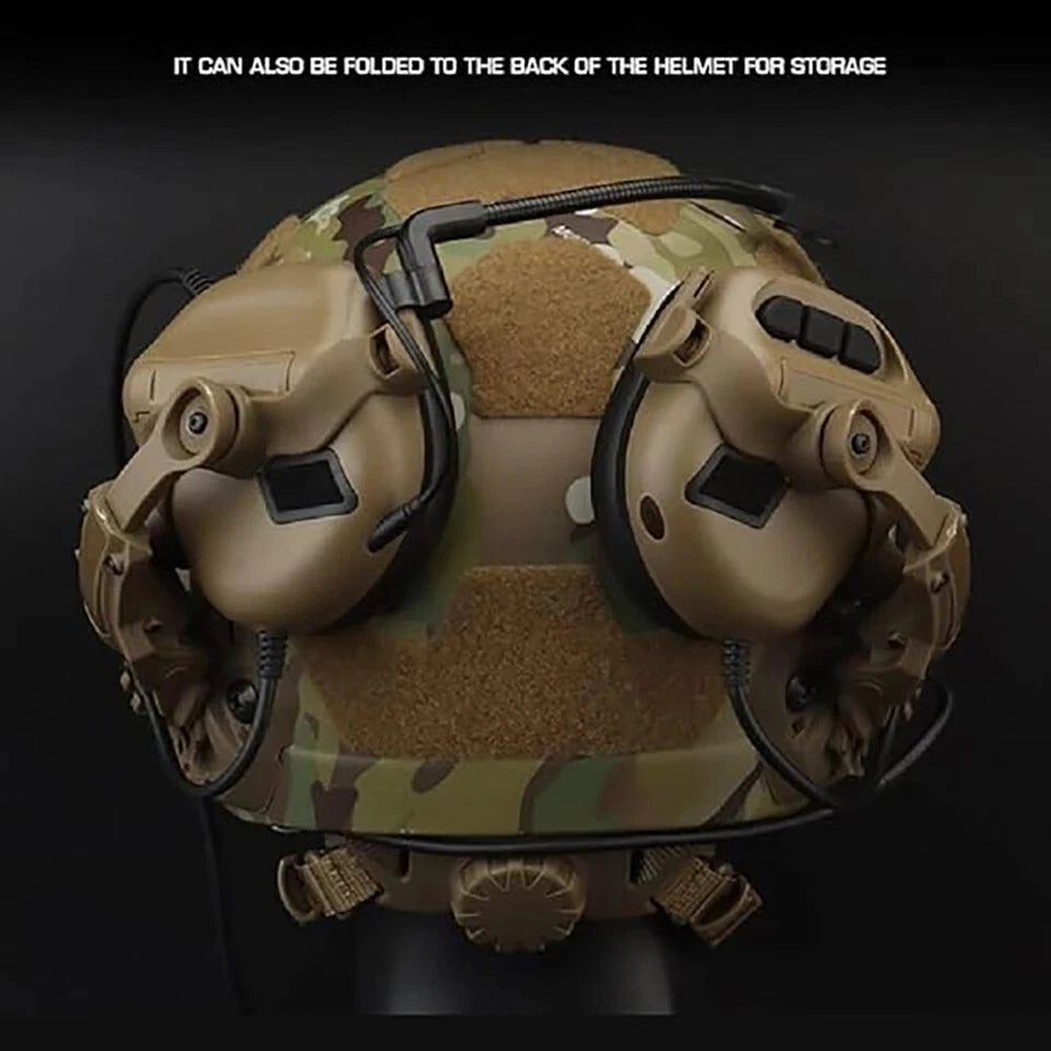 Tactical Headphone Mount EARMOR M32 Rail Mount Bracket Quick Helmet Rail Mount Adapter Suspension Headphone Mount