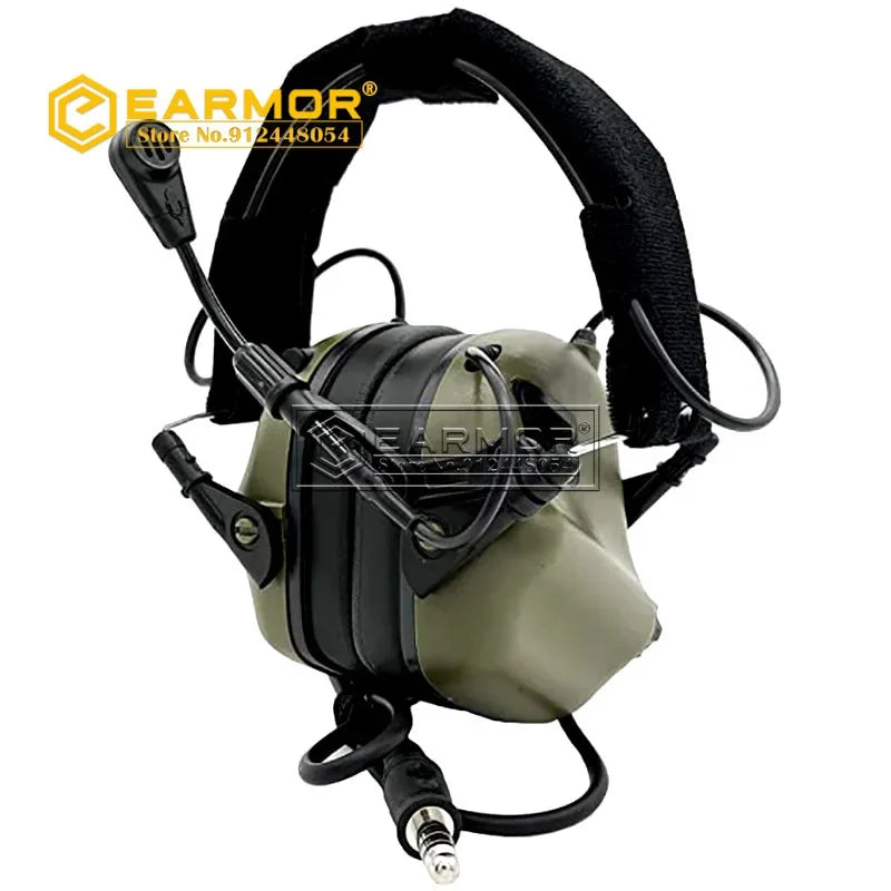 EARMOR M32 MOD4 Tactical Headset Anti Noise Headphones Aviation Communication Shooting Earphone
