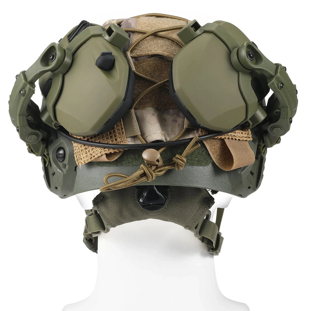 Tactical Noise-canceling Headphones, Optional Bluetooth Adapter.Suitable for Outdoor Hunting and Shooting