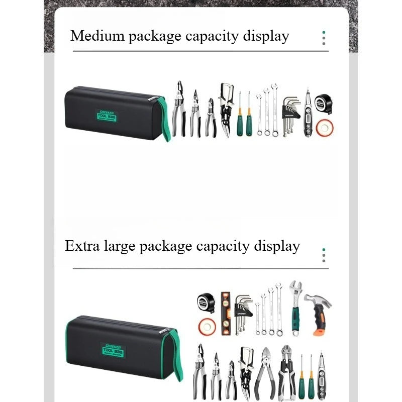 Electrical mini-kit portable accessories bag canvas small durable maintenance portable storage bag.