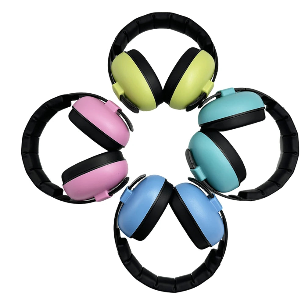 Baby Soundproof EarMuffs Noise Reduction Soundproof Headphones Children Aircraft Noise Reduction Sleep Ear Muffs Newest