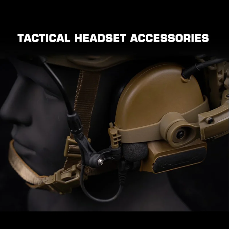 1B-Helmet Rail Adapter For COMTAC3 Comtac Accessories Headset Mount Fit Ops Core ARC Team Wendy MLOK Rail