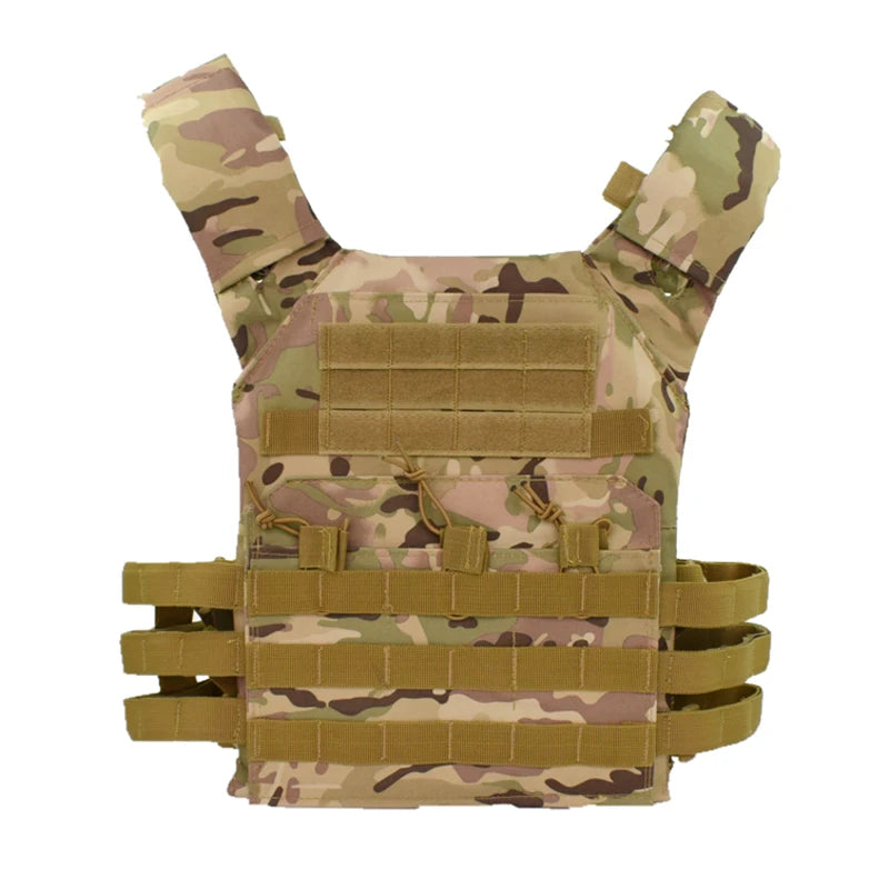 Tactical Plate Carrier Molle Vest Airsoft Gear Men Combat Body Armor Hunting Protective Vest with Mag Pouch