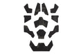 Tactical Magic Patches Highly Cut Hook Loop Fasteners Helmets Sticker Airsoft Fast Magic Stickers Accessory Hunting Tool Set