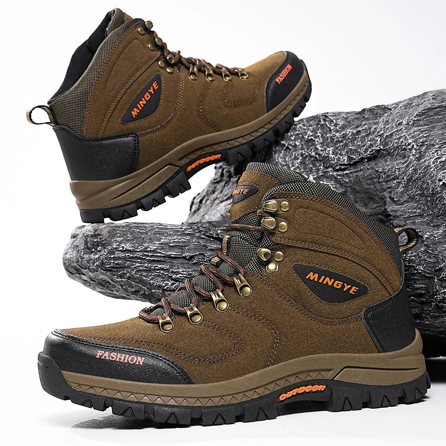Mens Hiking Shoes New High Quality Durable Outdoor Training Sports Climbing Camping Breathable Stable Mountain Sneakers for Men