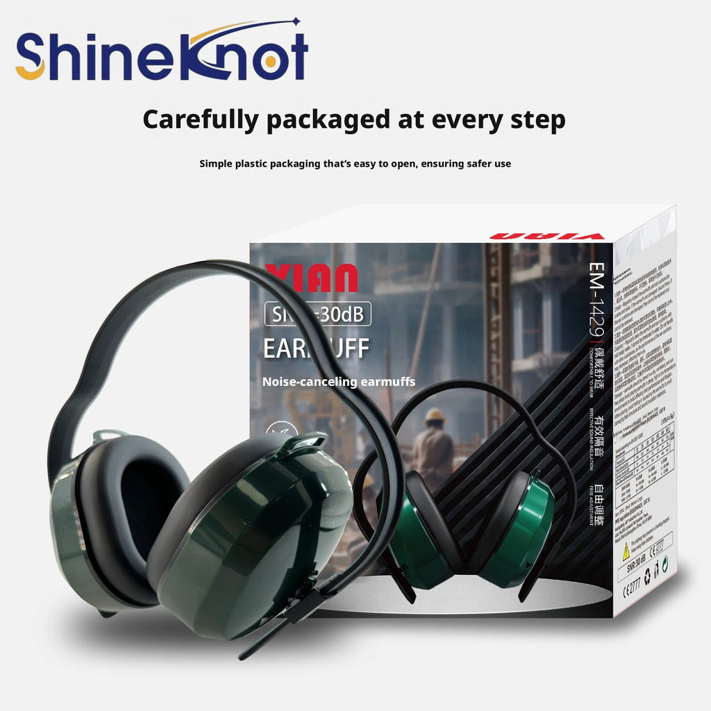 SHINEKNOT Noise Reducing Earmuffs For Sleep Dormitory Learning Headphones Industrial Noise Reducing Earmuffs