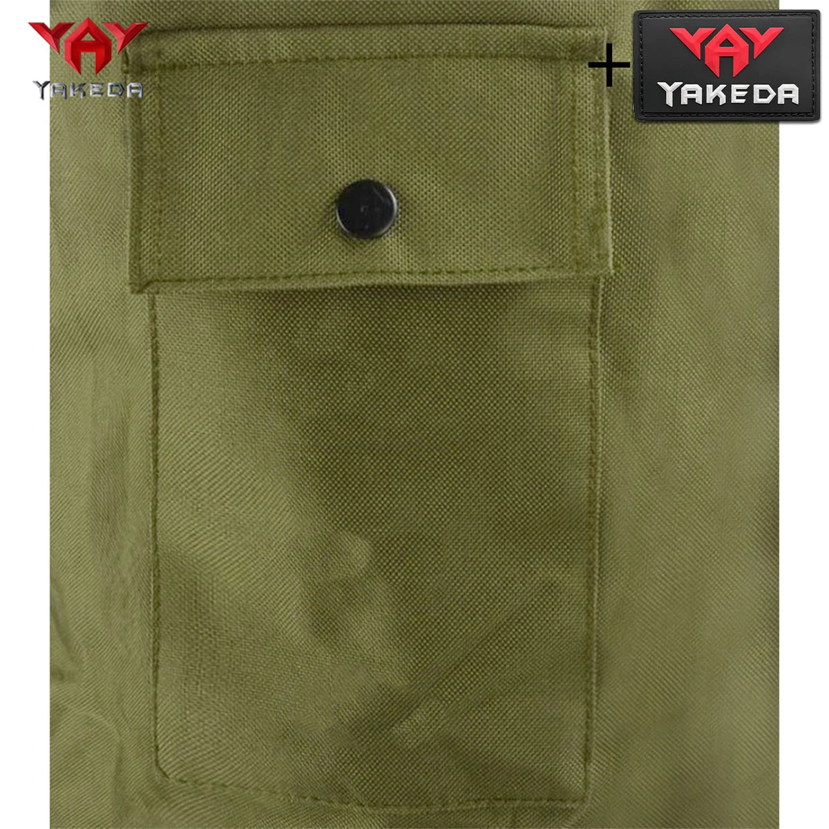 YAKEDA cylindrical double shoulder portable large capacity travel bag, thickened wear-resistant fabric, open drawstring storage